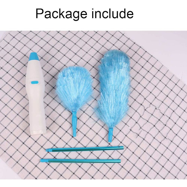 Adjustable Electric Feather Duster Dust Collector Dust Brush Blinds