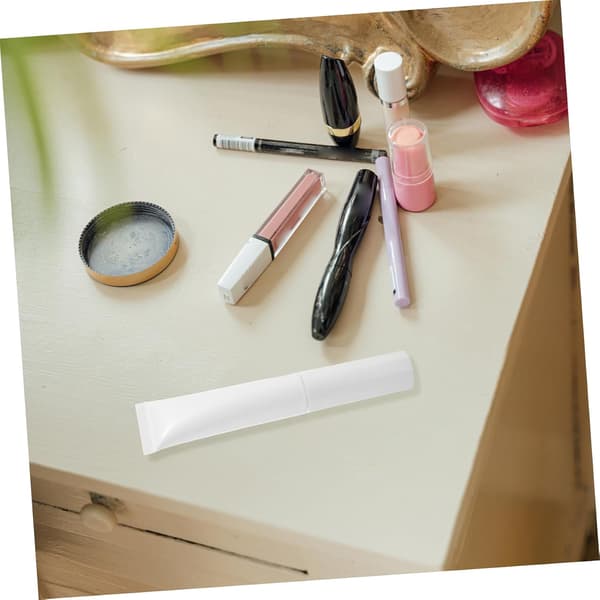 2 Pcs Makeup Tubes with Flocked Top, Refillable Travel Bottles for Lotion