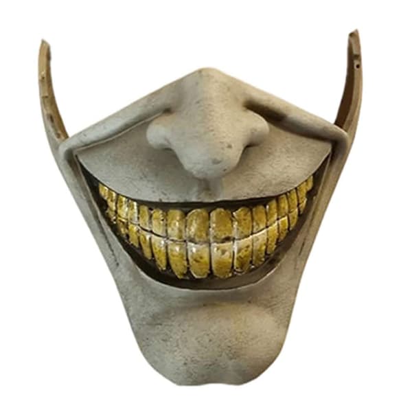 Sort telefonmaske, Cosplay-maske, gyserrekvisitter til Halloween (3-pak)