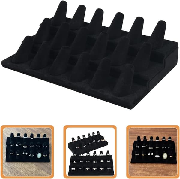 Ring Storage Rack Necklace Holder Bracelet Stand Finger Ring Cone Finger Ring Stand Cone Holder