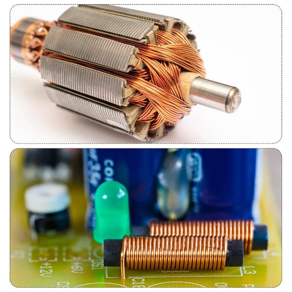 0,4 mm magnettråd 170 m emaljeret kobbervikling 200 g 155 C til transformere induktorer size_name 7.5x9.3x7.5mm