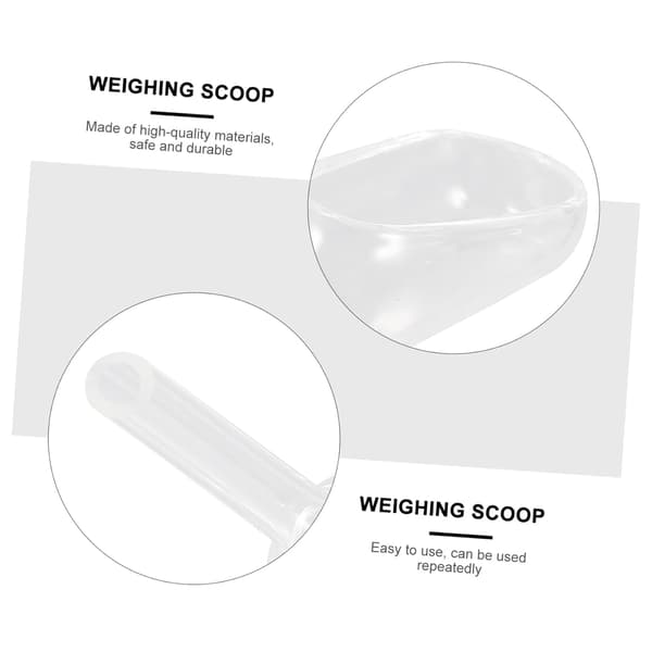 Glass Weighing Scoop, Experiment Spoon, Laboratory Vessel, Versatile Use