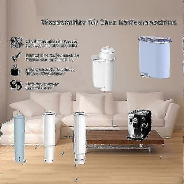 Filterpatroner til Aqua Clean fuldautomatiske kaffemaskiner, til Philips Ca6903/10 og Ca6903/22_