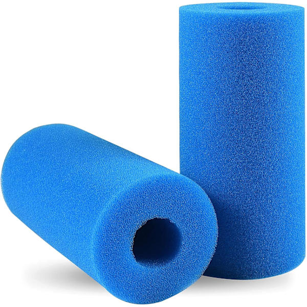 2 stycken filter svamp typ A, pool filter skum, svamp filter kassett