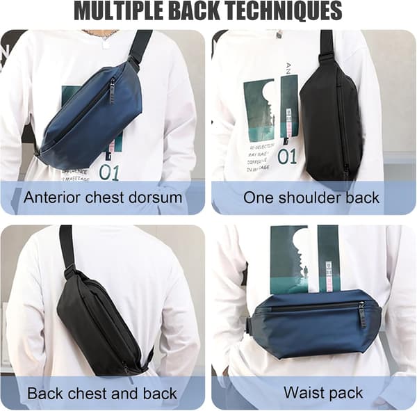 Fanny Pack, Belt Bag, Waterproof Shoulder Bag, Sling Bag Backpack, Sling Bag Chest Bag