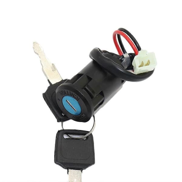 1 Set ATV Ignition Key Switch Universal 2 Wires Ignition Keys Start Switch Lock Key for ATV Go Kart