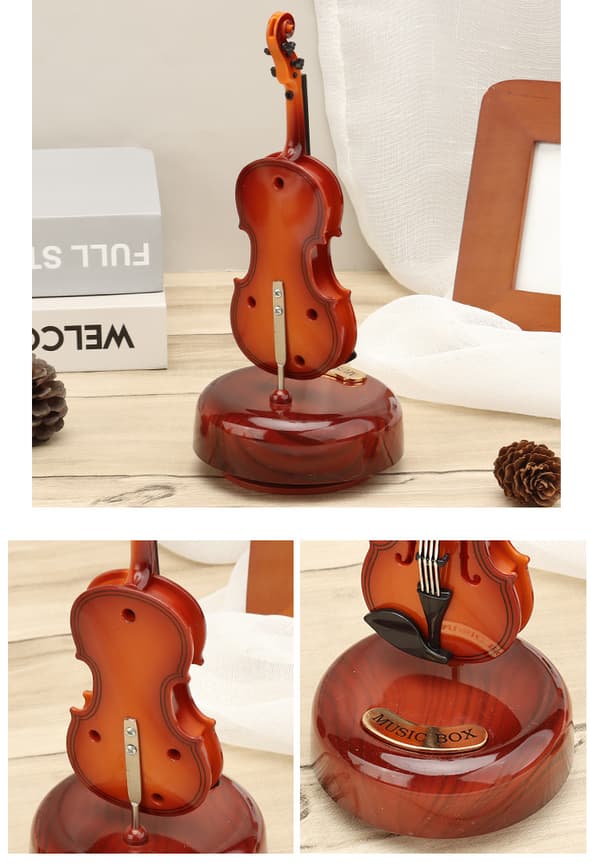 Kreativ spilledåse, møbelpynt, retro musikkinstrument