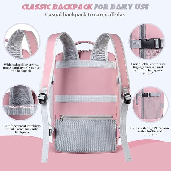 Ryanair Cabin Bag 40x20x25 Suitcase Women 20l Backpack for Flight Hand Luggage Backpack