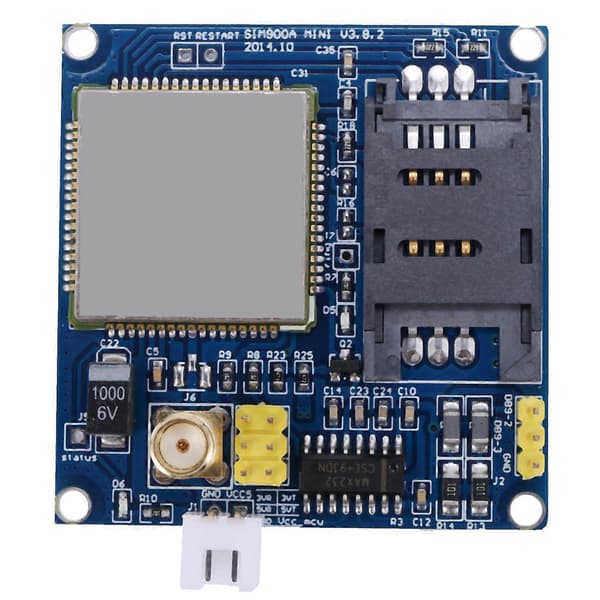 1. Sim900A Sim900 Mini V4.0 Trådløs Dataoverføringsmodul Gsm Gprs Board Kit + Antenne