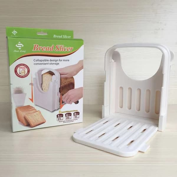 Adjustable Bread Slicer, ABS, Portable Kitchen Gadget for Homemade Bread