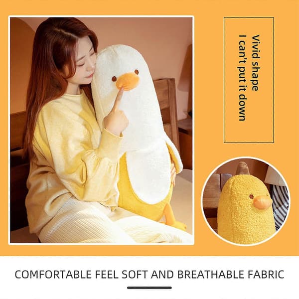 Rolig Bananand-Dukkpåse Perfekt Present PP Bomull Supersoft 50cm Leksaker - SNNGV db White White