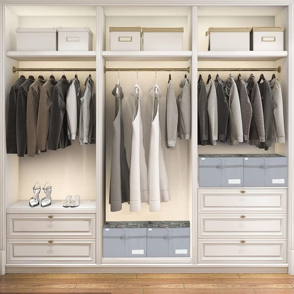 Shoe Organizer for Wardrobe, Holds 16 Pairs, Large Shoe Storage Box, Transparent and Foldable Grey