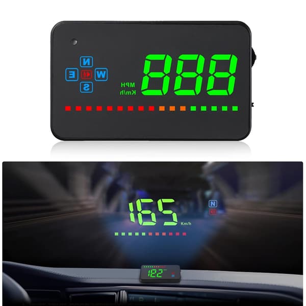 Automatisk head-up-display, GPS head-up-display for biler og lastebiler, LED frontrute-projektor, GPS-turteller