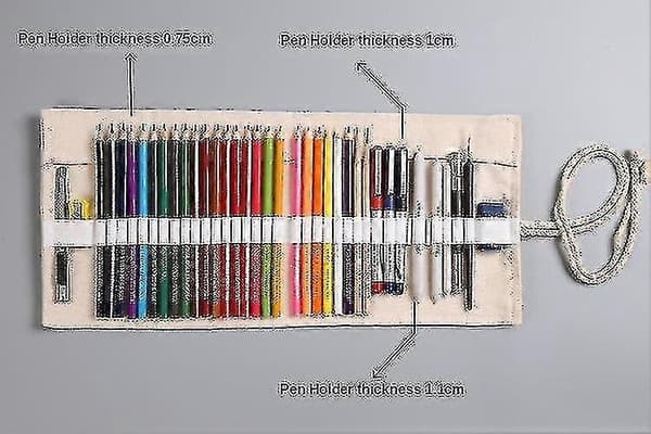 (g-48 Hål) Pennfodral Tyg Pennfodral Sry Pennförvaringsväska
