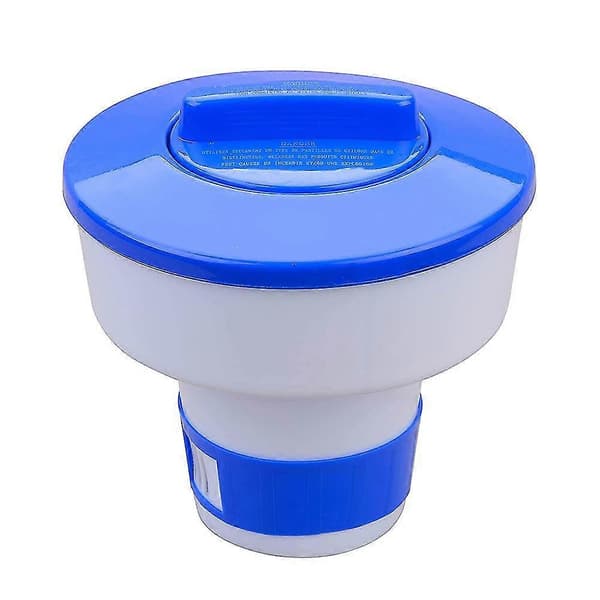 Stor 8 Kapasitet Pool- og Spa Kjemikaliedispenser Kompatibel med Brom og Klor