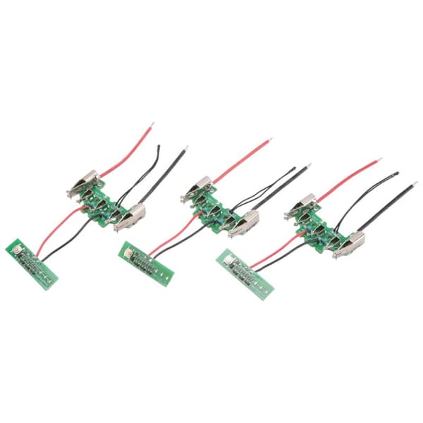 3 st BAT610 18V Litiumjonbatteri PCB Laddningsskyddskretskort för Boschs 18V Li-Ion-batteri