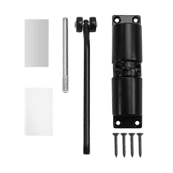 Automatic Door Closer Metal Adjustable Heavy Duty Safety Spring Silencer Convert Hinged Door Interior Exterior
