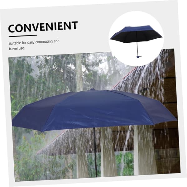 Mini Compact Umbrella Lightweight Foldable Design for Travel UV Protection Sun and Rain Blocking for Daily Use