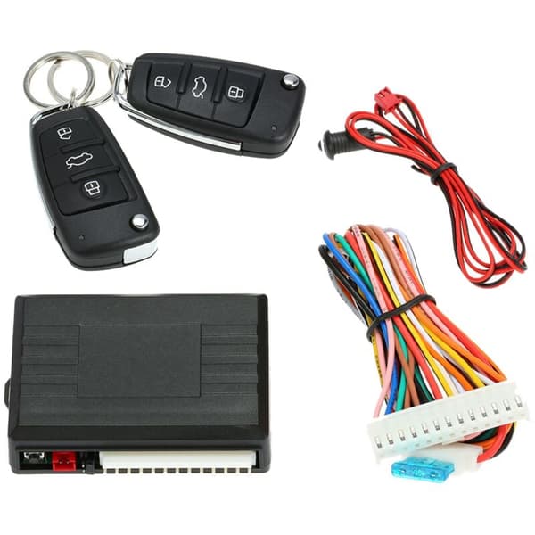 Car Central Lock 3 Button with LED Prompt Light Start Stop Alarm Security Remote Control Car Accessories