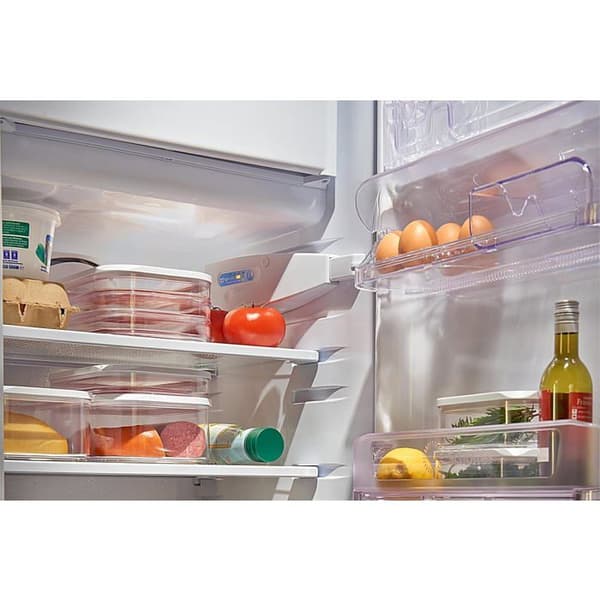 3-lags Deli Box – Hvid – Køleskabsopbevaringsboks til pålæg – Tre separate opbevaringsbeholdere