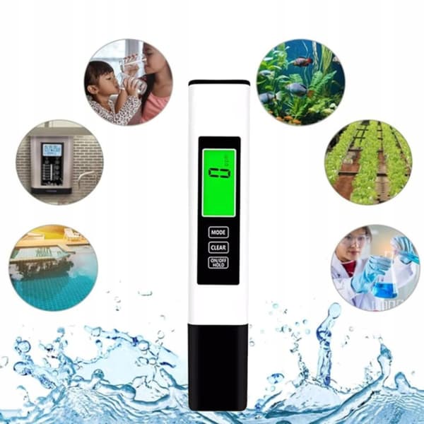 Watrius Water Quality Tester 3-In-1 Tds Ec Temperature Quick Reading