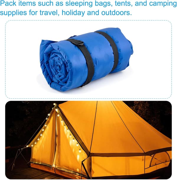 Bruksstropp med spenne 1x40 tommer polyester hurtigutløsende justerbart belte for reise utendørs bagasjepakking (grå) grå
