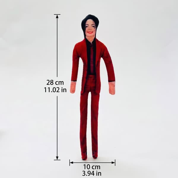Michaell Plyschfigur Kudde Plyschdocka Tecknad Mjuk Docka (05-C) One Size 15-c One Size 15-c