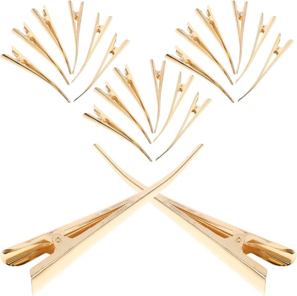 20 Pcs Thickened Metal Alligator Hair Clips, Duckbill Clip