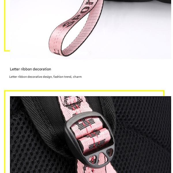 New StrayKids Seungmin Peripheral Same Style Chain Backpack USB Rechargeable Leisure Bag Travel Backpack