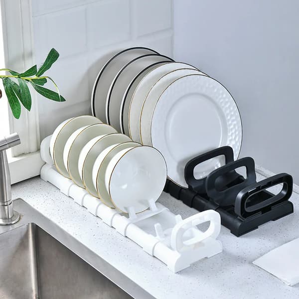 Dish Drainer Rack, Space Saving, Not Easy to Damage, Keeps Dishes Dry/Clean, Non-Slip, Multifunctional Dish Drainer Rack