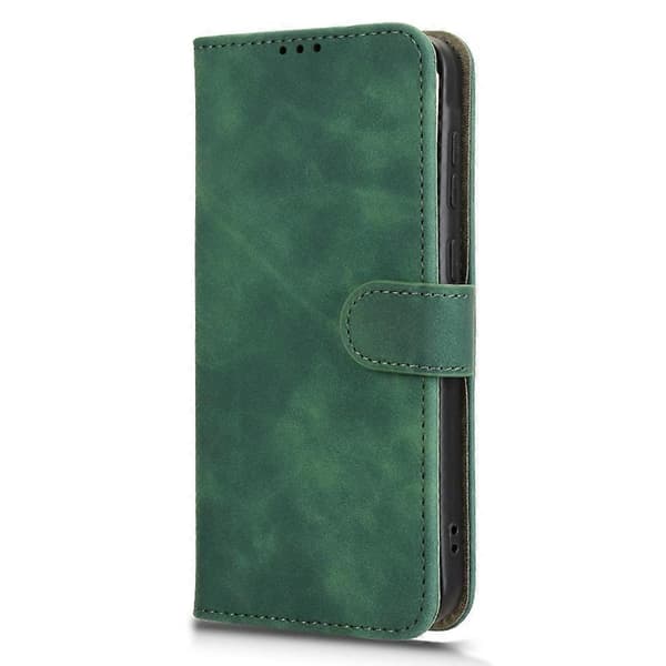 Lærfutteral til Samsung Galaxy A56 5G, Skinnfølelse, Anti-Drop Lommebokfutteral - [DB] Flerfarget Grønn Multicolor Green