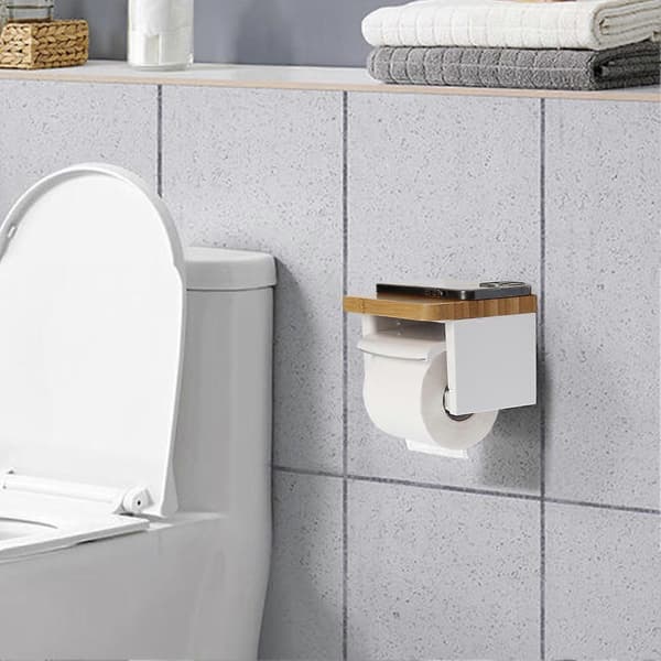 WC-paperiteline | Puuhylly | WC-paperiteline puuhyllyllä, WC-paperiteline