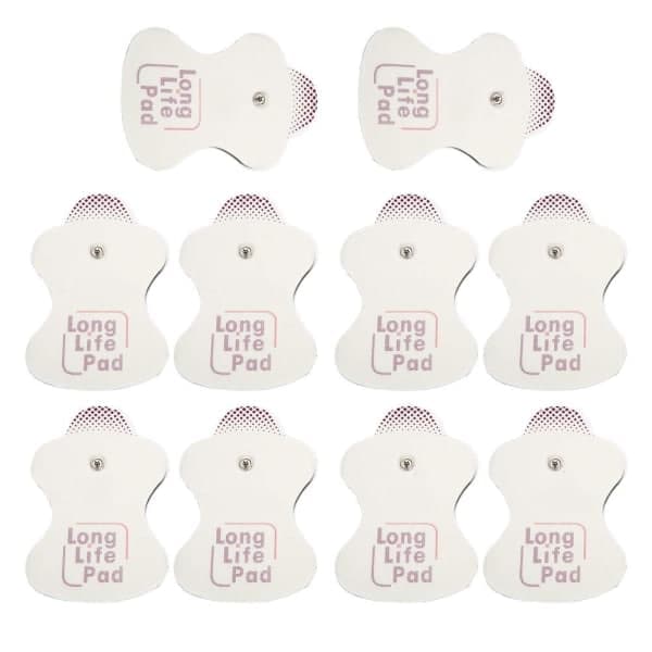 10x elektroderstatning til Omron Massager Long Life Pad 10 stk