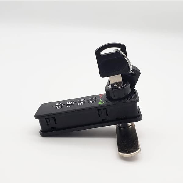 3 Set Mechanical Code Locks Digital Combination Lock Cabinet Lock Combination Cam Lock Cabinet Password Lock with Keys (Vertical Version)