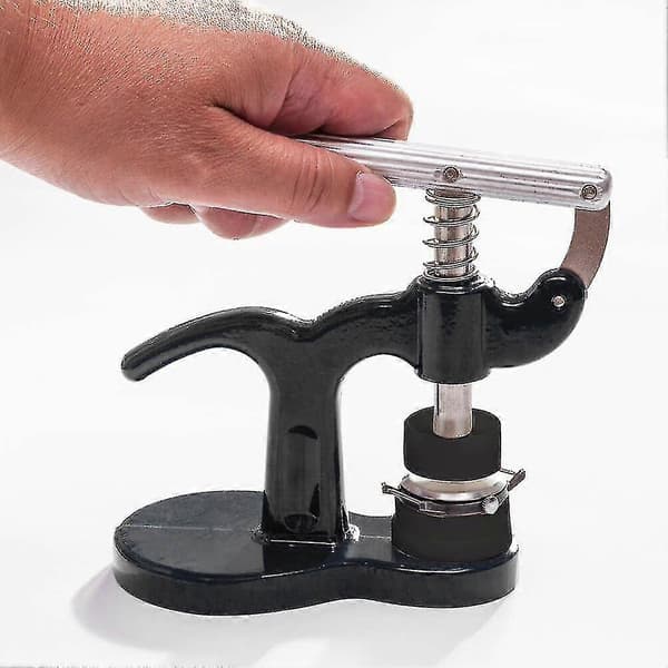 17pcs Watch Press Tool with Watch Battery Replacement Tool Kit and Fitting Dies