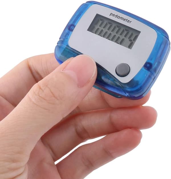 sourcingmap Sport 5-sifret LCD-skjerm Digital Skritteller Skritteller Blå