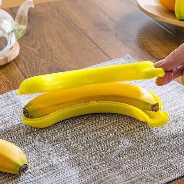 Bananfodral, 3-pack Återanvändbart bananskydd (FMY)