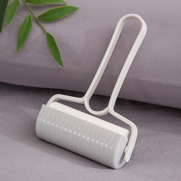 1 Piece (White) with Two Replacement Rolls Sticky Hair Lint Super