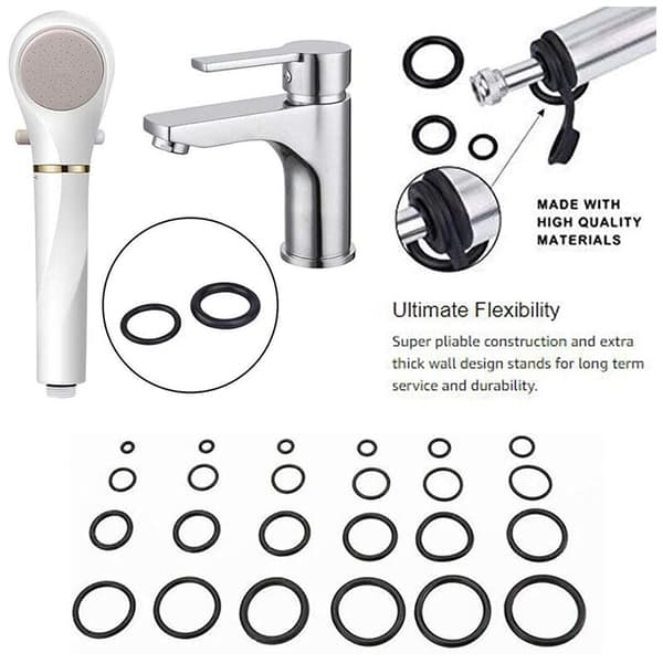 740 pcs NBR Sealing Ring Set Thickness 1.5mm 2.4mm 3.1mm Nitrile Rubber NBR O-ring Gasket Seal