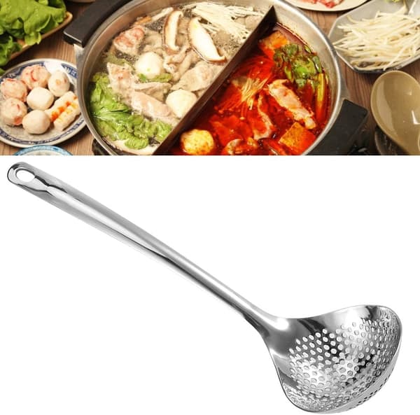 Slotted Stainless Steel Spatula, 2-pack, Long Handles for Cooking, Kitchen Utensils