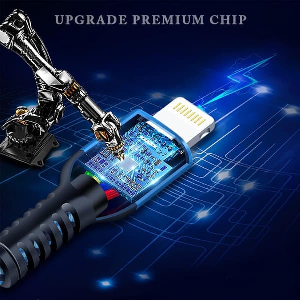 iPhone-lader, 5-pakning 1,8 m iPhone-ladekabel hurtiglading kompatibel med iPhone 14 13 12 11 Pro Max XS X 8 7 6 Plus 5 SE