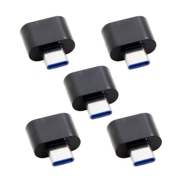 5 KPL/Sarja CY UC-086 Typ-C USB-C - USB 2.0 480Mbps OTG-sovitin puhelimelle, tabletille ja USB-kaapelille ja