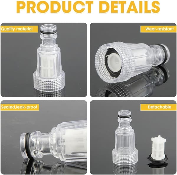 Pressure Washer Extension Kit - 9 Pieces, 1/4-inch Quick Connects, 4000 PSI