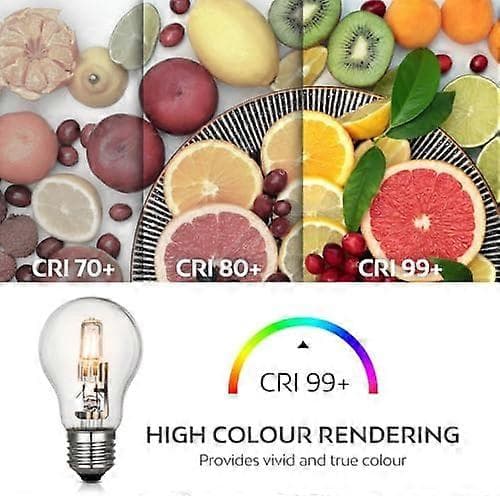 E27 Halogen Bulb 42W Dimmable, Edison Screw Base 2700K Warm White, Energy Saving Light Bulbs, 624LM 220-240V, 5-pack [DB]