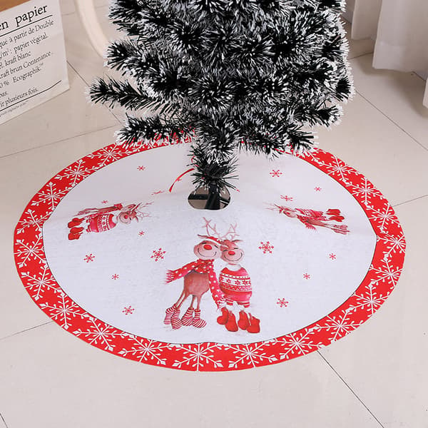 Christmas Tree Skirt - 90 cm Christmas Tree Ornament Mat for