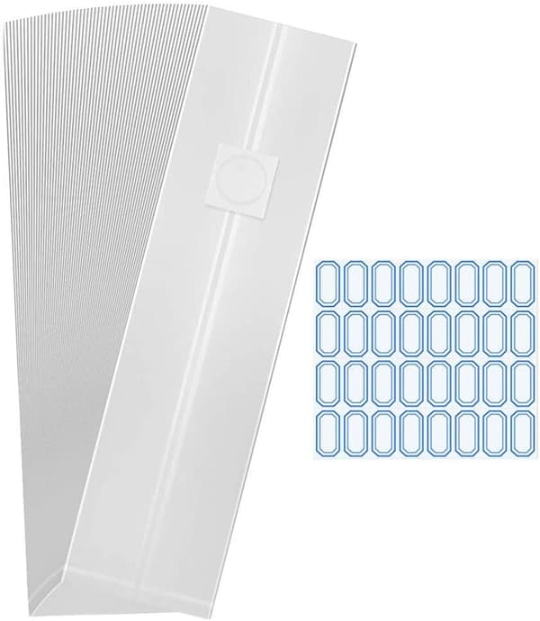 1 sett soppdyrkingsposer steriliserte dyrkingsposer for spiselige sopp PE-materiale