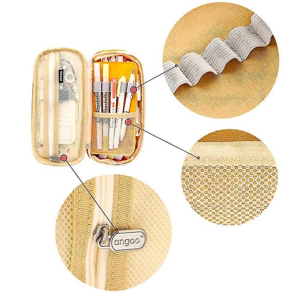 Penalhus Skole College Makeup Kosmetik Tasker (Gul)