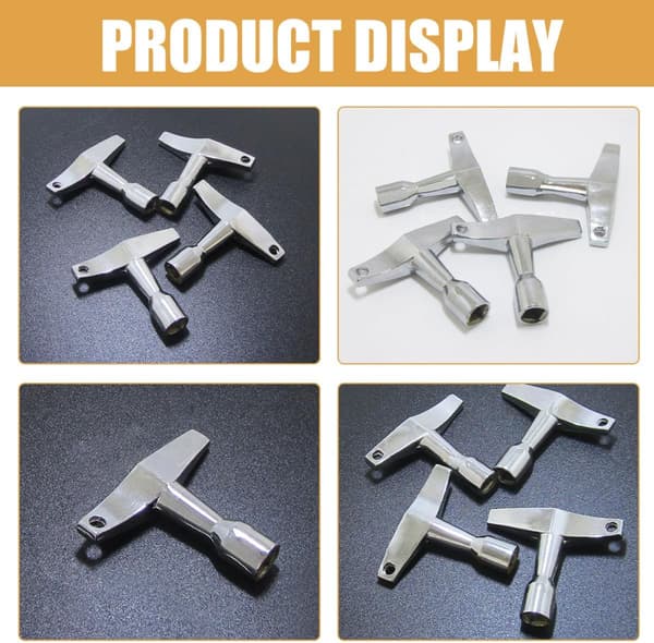 4pcs Drum Key Drum Head Adjuster Tuning Tool in Aluminum Alloy