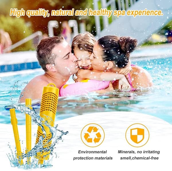 Filterpatroner Mineraldele til Spa og Jacuzzi Pool og Spa Filterpatron Spa Patron Pool Filterstav, 2 stk.