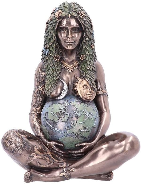 Nemesis Now Ethereal Moder Jord Gaia Kunststatue Figur, Polyresin, Bronse, 30cm [Ho]
